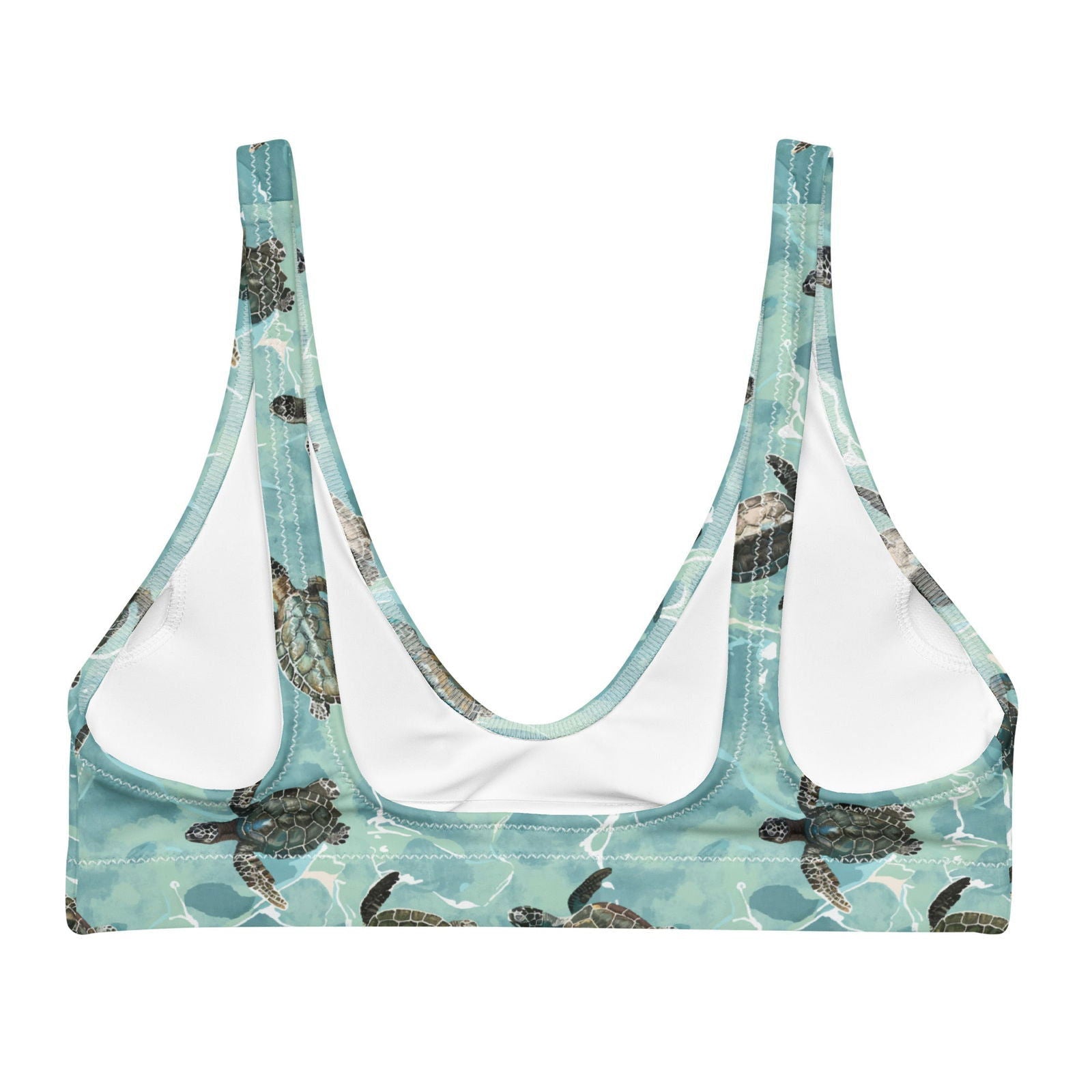 Salinity Swimwear Oceanic Sea Turtle Eco Bikini Top Bikini Top