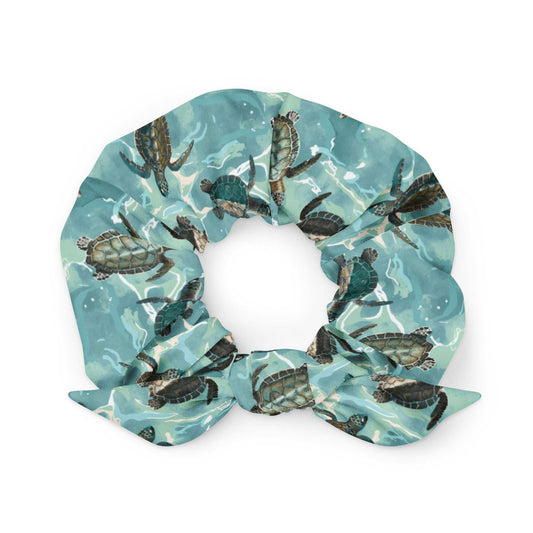 Salinity Swimwear Oceanic Sea Turtle Eco - Scrunchie Scrunchie