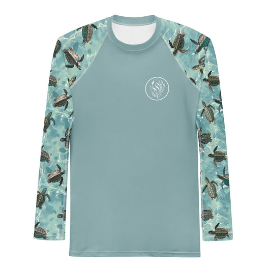 Salinity Swimwear Oceanic Sea Turtle Men's Rash Guard Rash Guard
