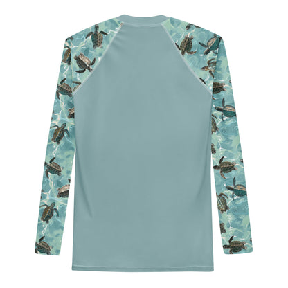 Oceanic Sea Turtle Men's Rash Guard - Salinity Swimwear