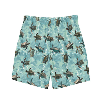 Salinity Swimwear Oceanic Sea Turtle Men's Swim Trunks Swim Trunks