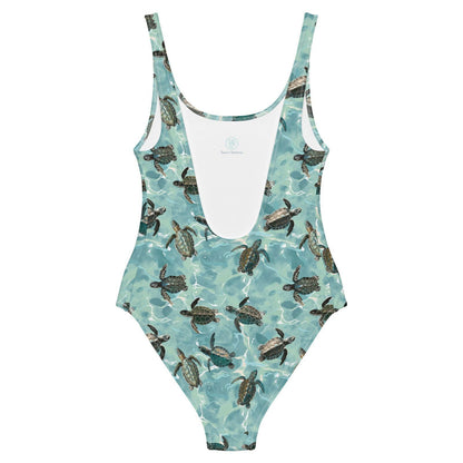 Salinity Swimwear Oceanic Sea Turtle One - Piece Swimsuit One - Piece Swimsuit