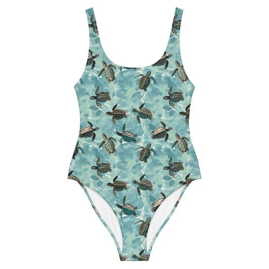 Salinity Swimwear Oceanic Sea Turtle One - Piece Swimsuit One - Piece Swimsuit