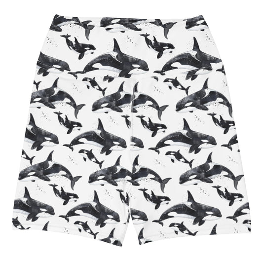 Salinity Swimwear Orca Pod 4" Inch Dive Shorts Shorts