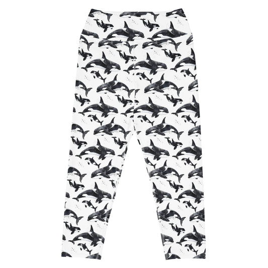 Orca Pod Capri Swim Leggings - Salinity Swimwear