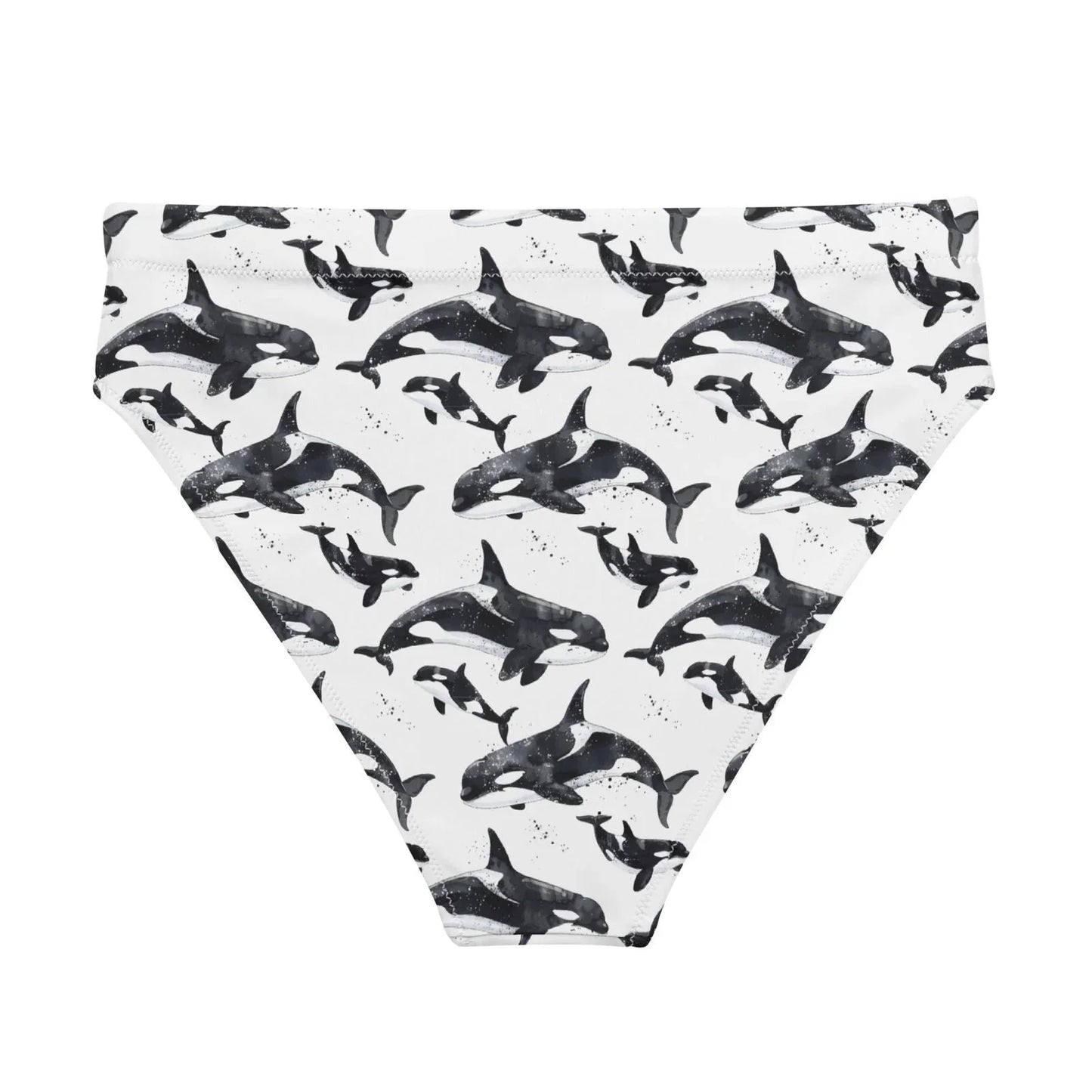 Orca Pod Eco High-Waisted Bikini Bottom - Salinity Swimwear