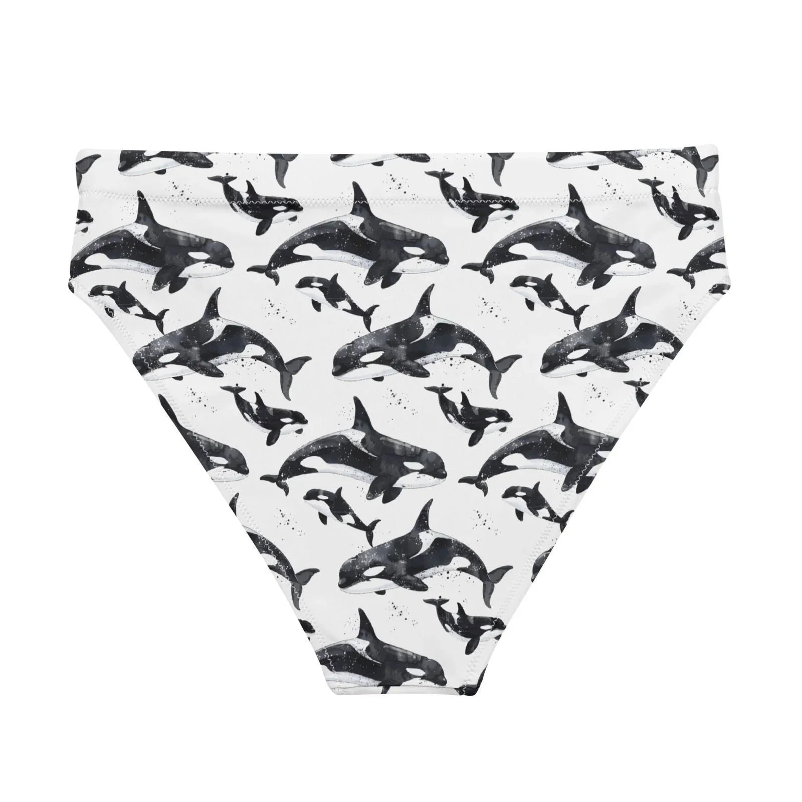 Orca Pod Eco High-Waisted Bikini Bottom - Salinity Swimwear
