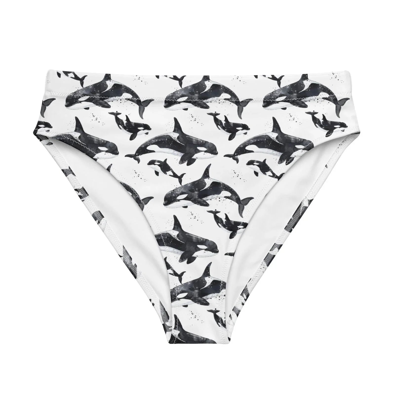 Orca Pod Eco High-Waisted Bikini Bottom - Salinity Swimwear
