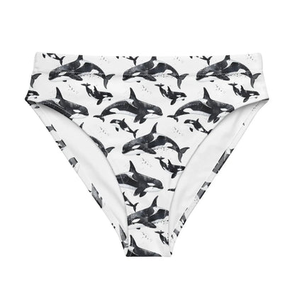 Orca Pod Eco High-Waisted Bikini Bottom - Salinity Swimwear