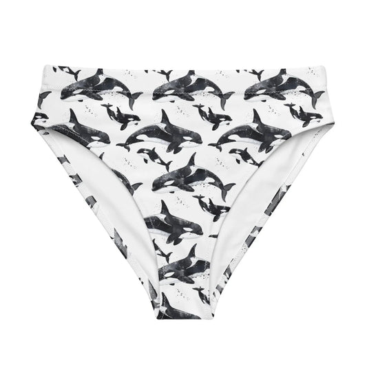 Orca Pod Eco High-Waisted Bikini Bottom - Salinity Swimwear
