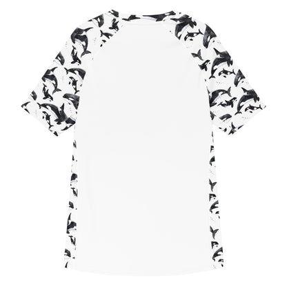 Orca Pod Men’s Short Sleeve Swim Shirt - Salinity Swimwear