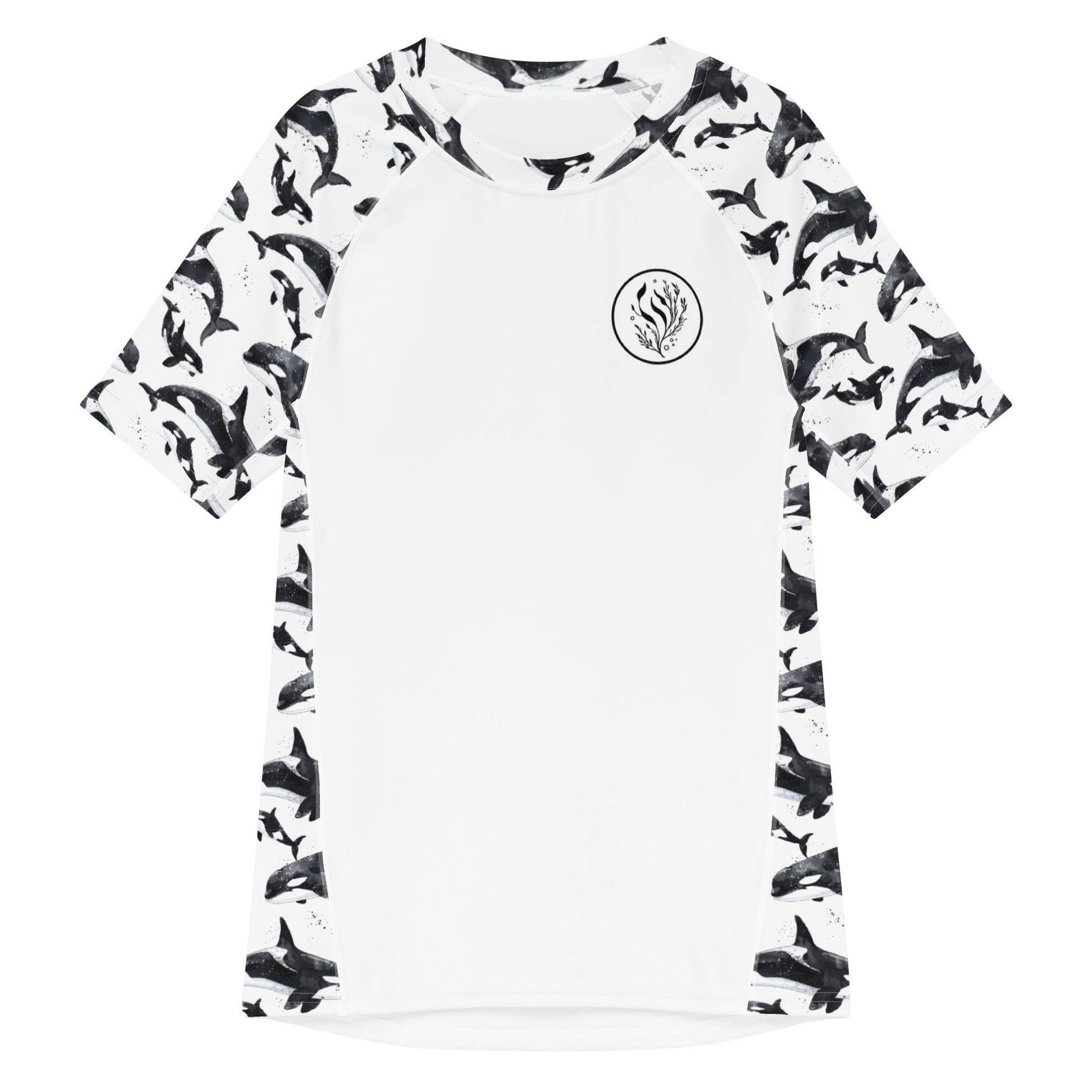 Orca Pod Men’s Short Sleeve Swim Shirt - Salinity Swimwear