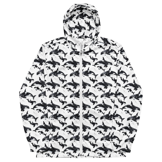 Salinity Swimwear Orca Pod Men's Windbreaker Windbreaker