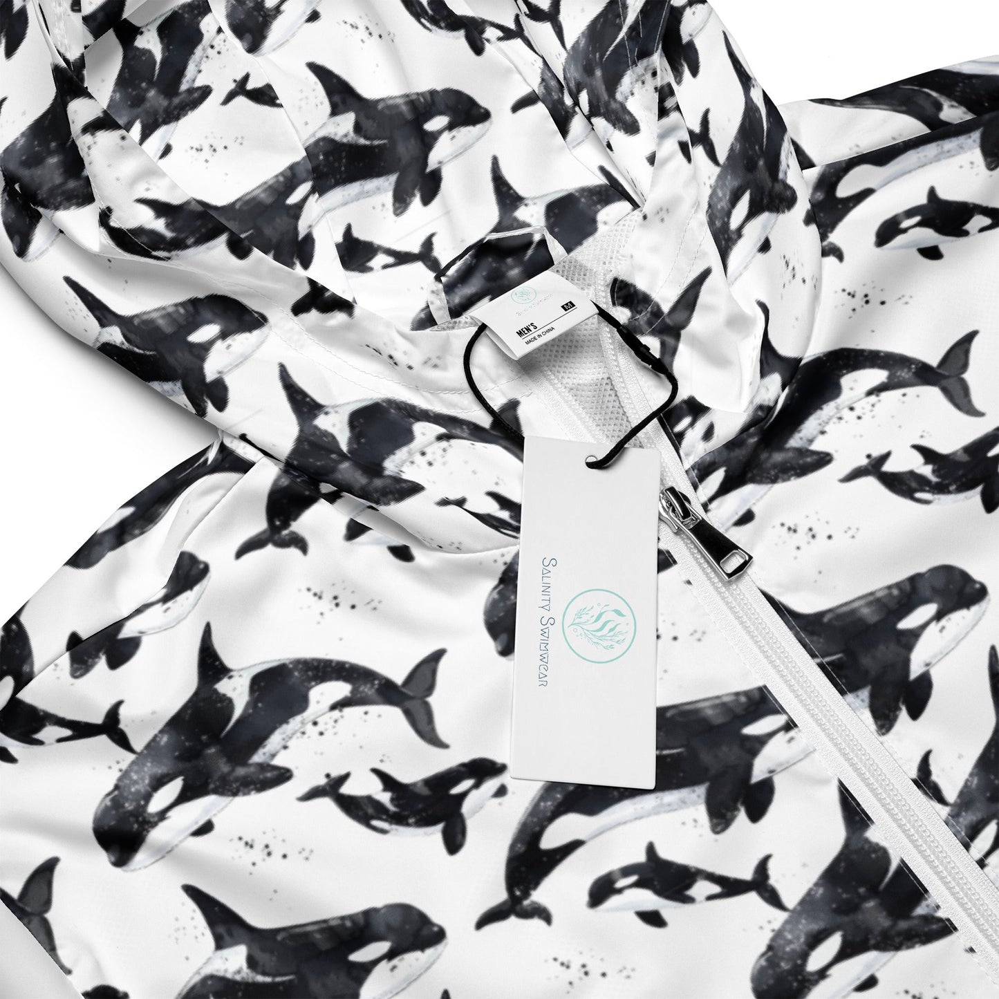 Salinity Swimwear Orca Pod Men's Windbreaker Windbreaker