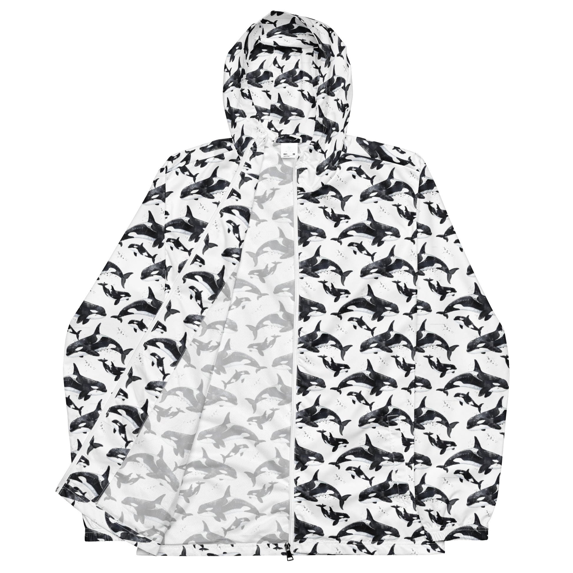 Salinity Swimwear Orca Pod Men's Windbreaker Windbreaker