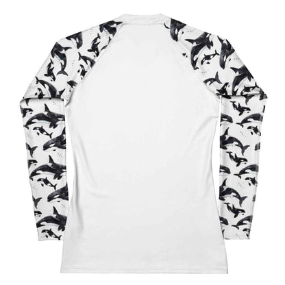Salinity Swimwear Orca Pod Women's Rash Guard Solid Rash Guard