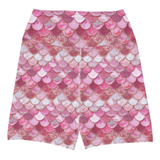 Pink Pearl Mermaid 4" Inch Dive Shorts - Salinity Swimwear
