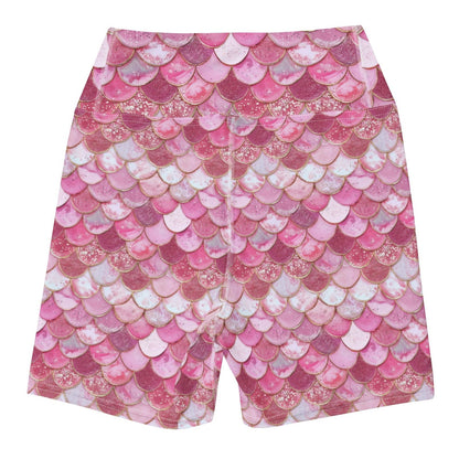 Pink Pearl Mermaid 4" Inch Dive Shorts - Salinity Swimwear