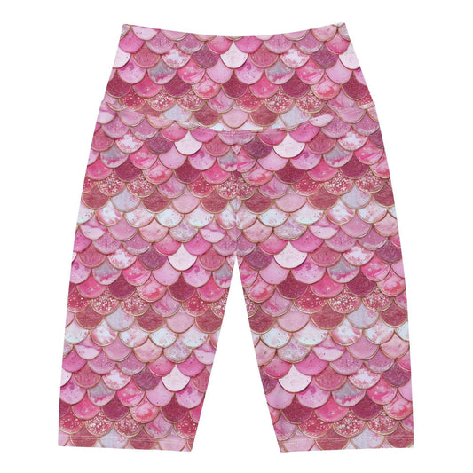 Pink Pearl Mermaid 8" Inch Dive Shorts - Salinity Swimwear