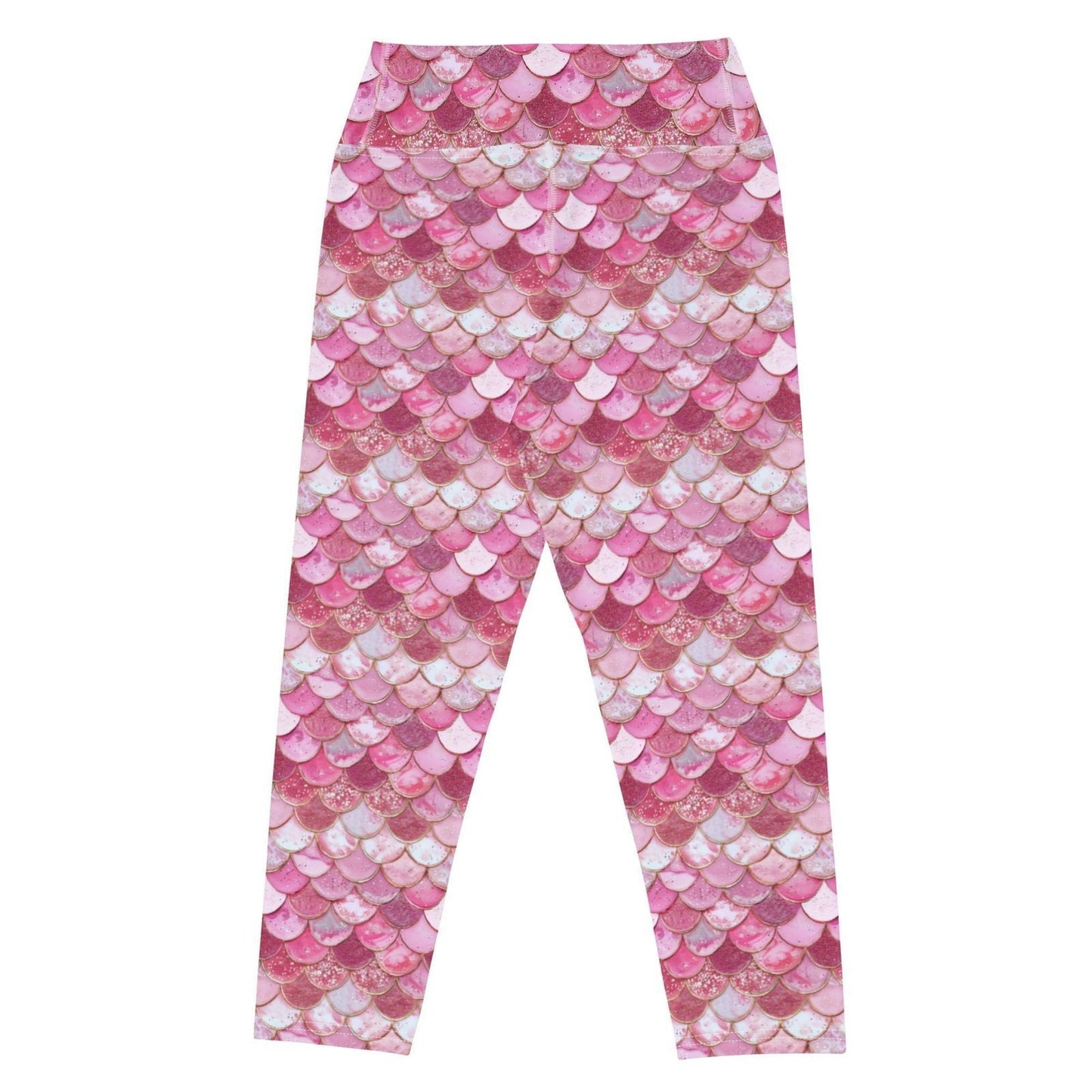 Pink Pearl Mermaid Capri Swim Leggings - Salinity Swimwear