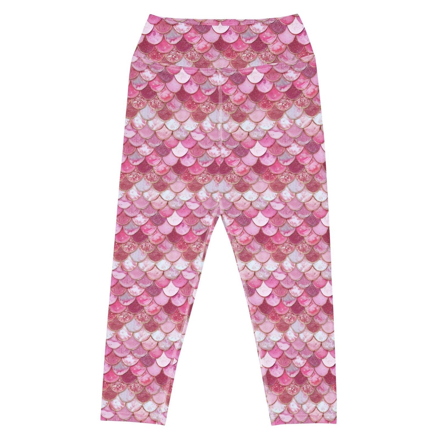 Pink Pearl Mermaid Capri Swim Leggings - Salinity Swimwear