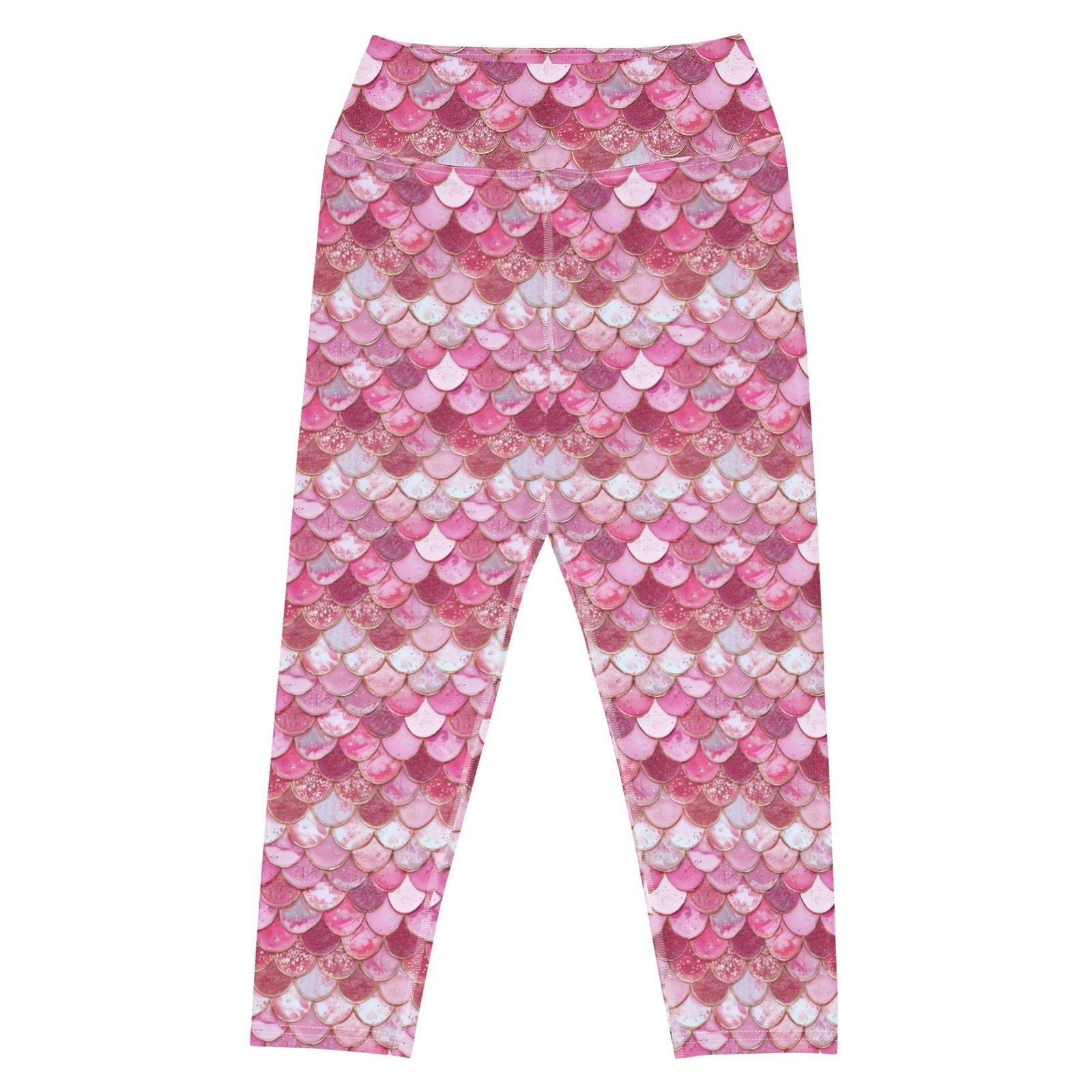 Pink Pearl Mermaid Capri Swim Leggings - Salinity Swimwear