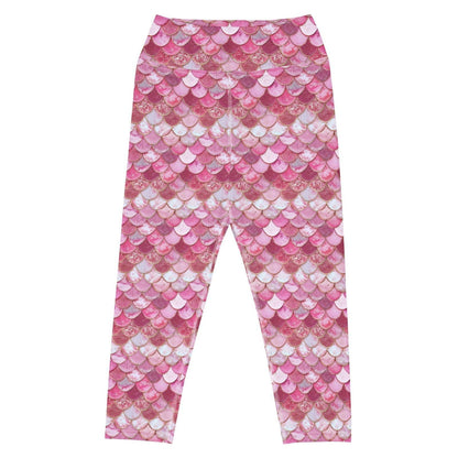 Pink Pearl Mermaid Capri Swim Leggings - Salinity Swimwear
