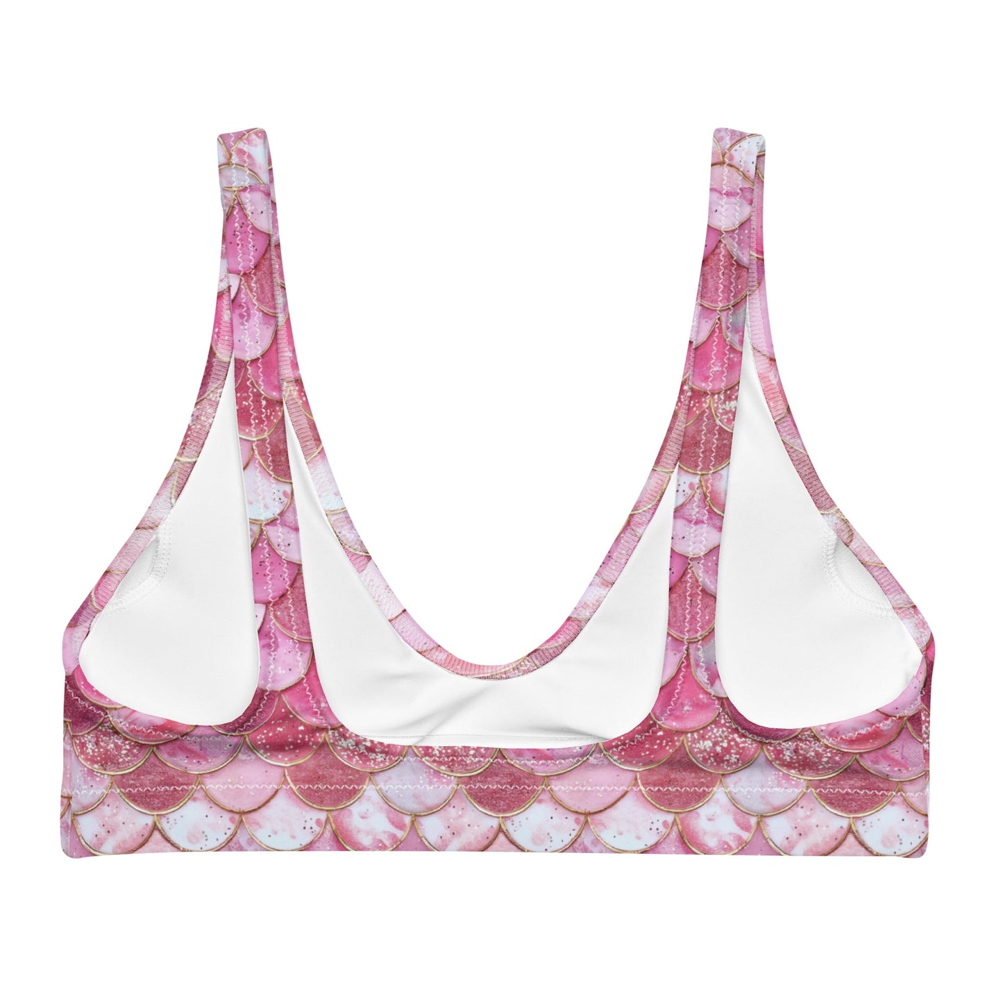 Salinity Swimwear Pink Pearl Mermaid Eco Bikini Top Bikini Top