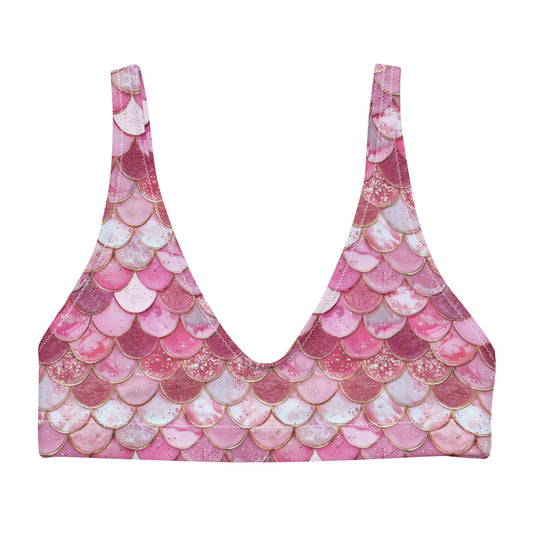 Salinity Swimwear Pink Pearl Mermaid Eco Bikini Top Bikini Top