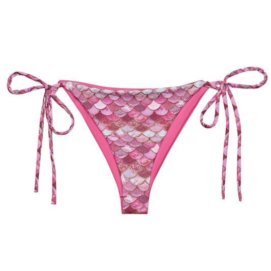 Salinity Swimwear Pink Pearl Mermaid Eco String Bikini Bottom Bikini Bottom