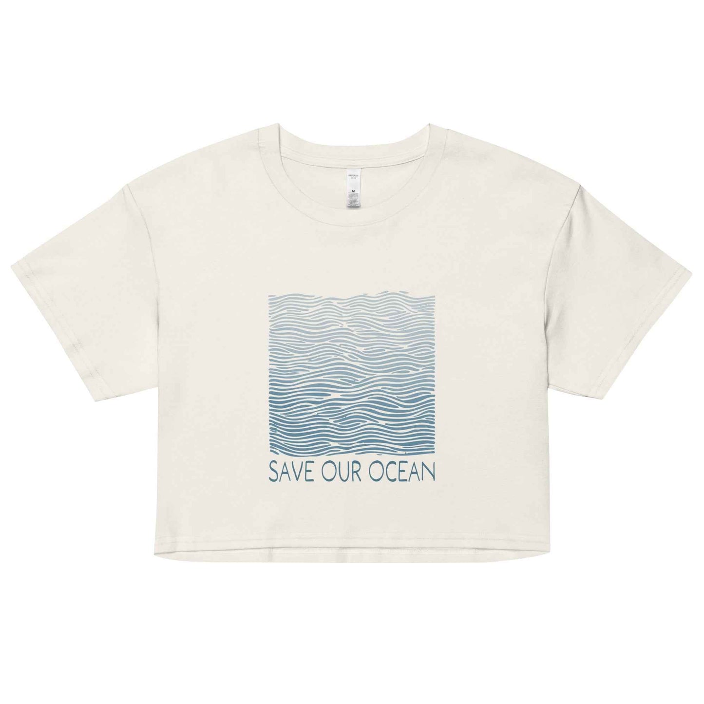 Salinity Swimwear Save Our Ocean Women’s Crop Top T-Shirt
