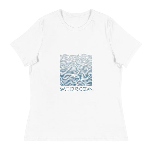 Salinity Swimwear Save Our Ocean Women's T-Shirt T-Shirt