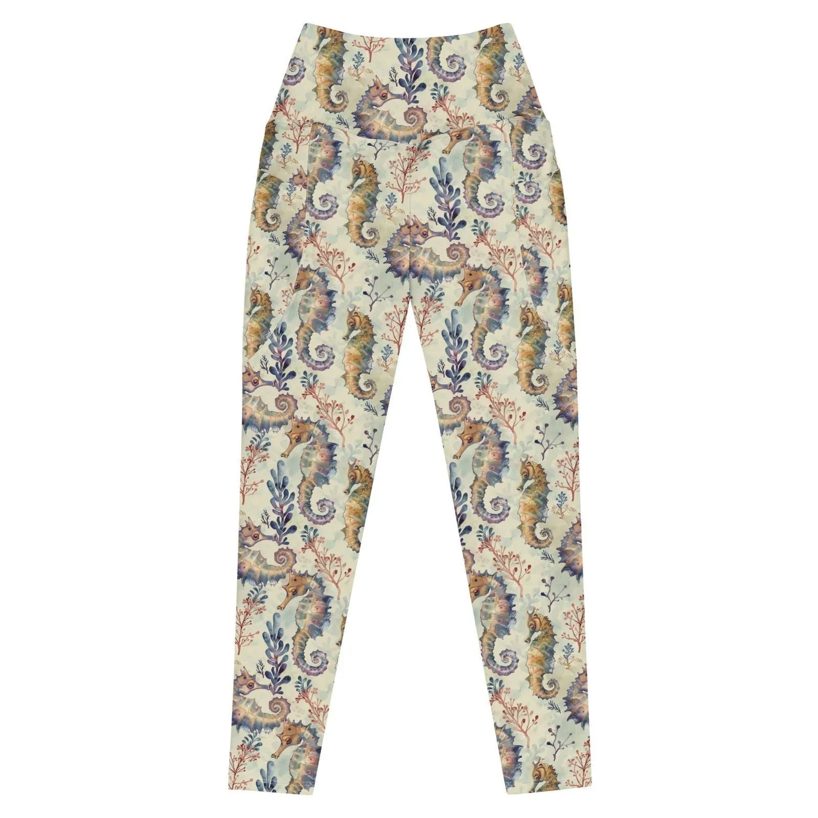 Seahorse Haven Eco Swim Leggings With Pockets - Salinity Swimwear