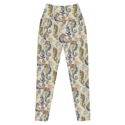 Seahorse Haven Eco Swim Leggings With Pockets - Salinity Swimwear