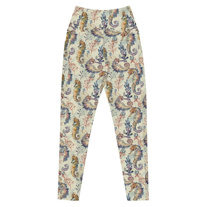 Seahorse Haven Eco Swim Leggings With Pockets - Salinity Swimwear