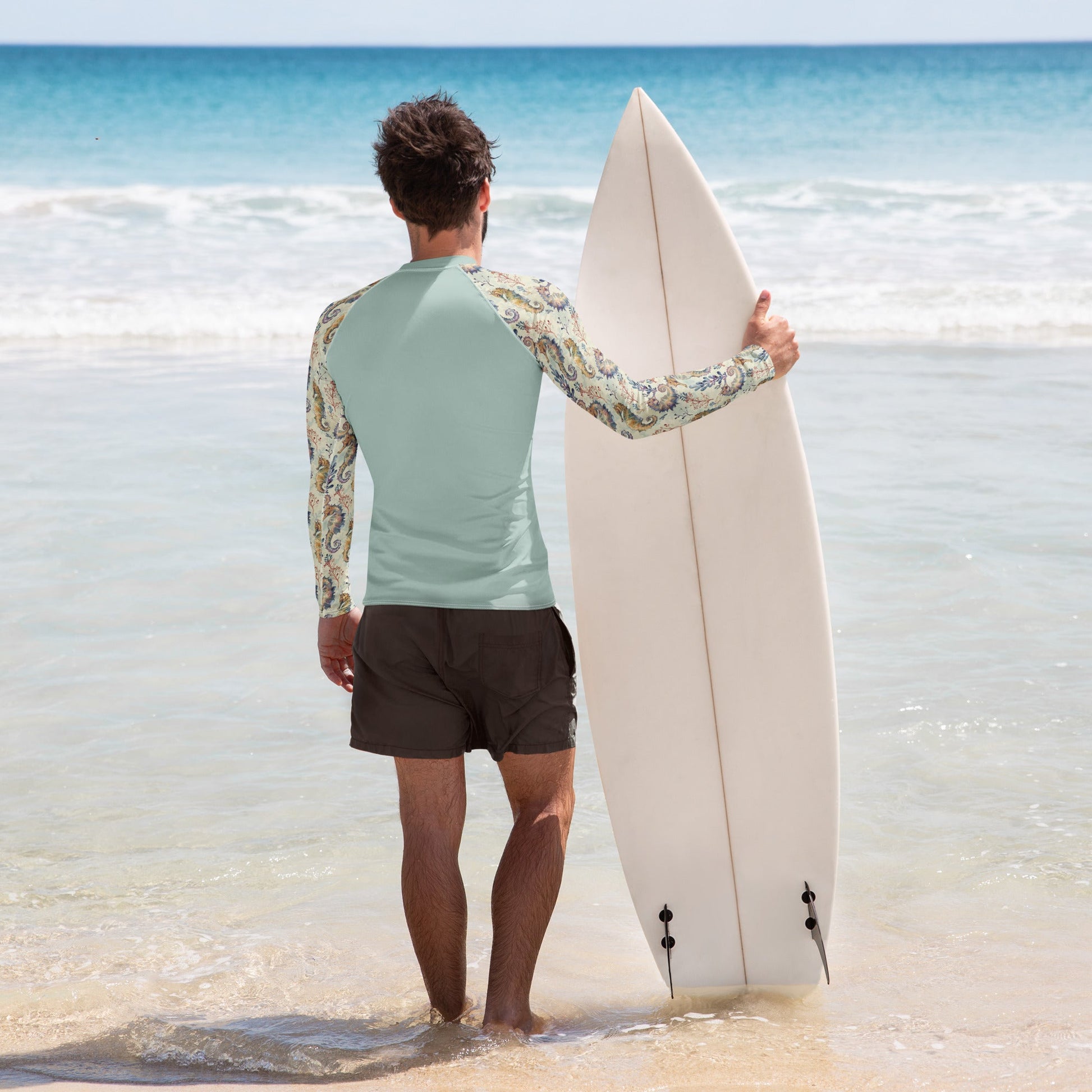 Salinity Swimwear Seahorse Haven Men's Rash Guard Rash Guard