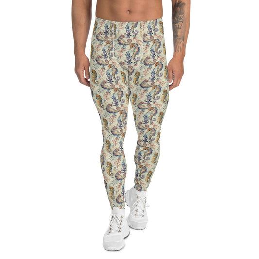 Salinity Swimwear Seahorse Haven Men's Swim Leggings Leggings