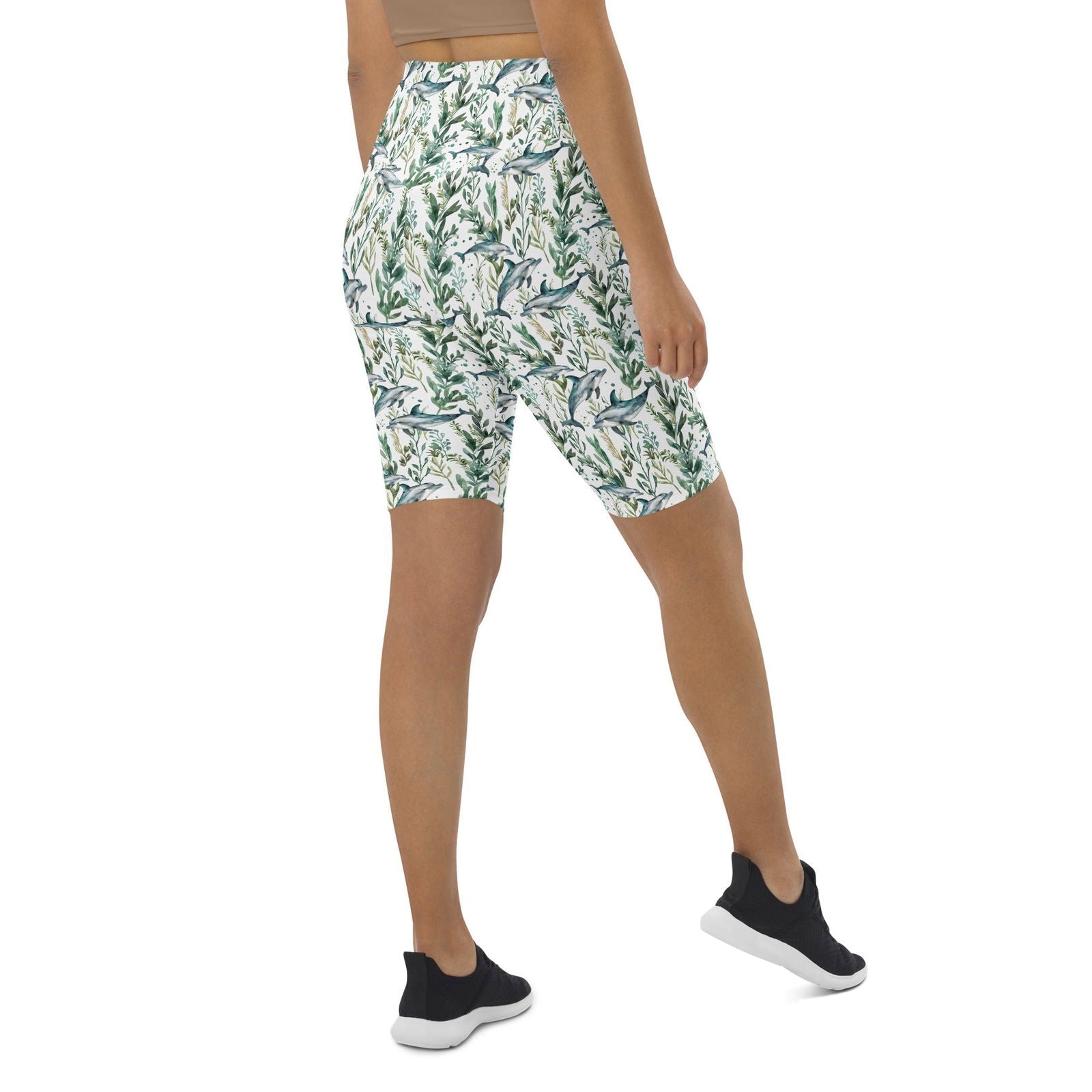 Salinity Swimwear Seascape Dolphin 8" Inch Dive Shorts Shorts