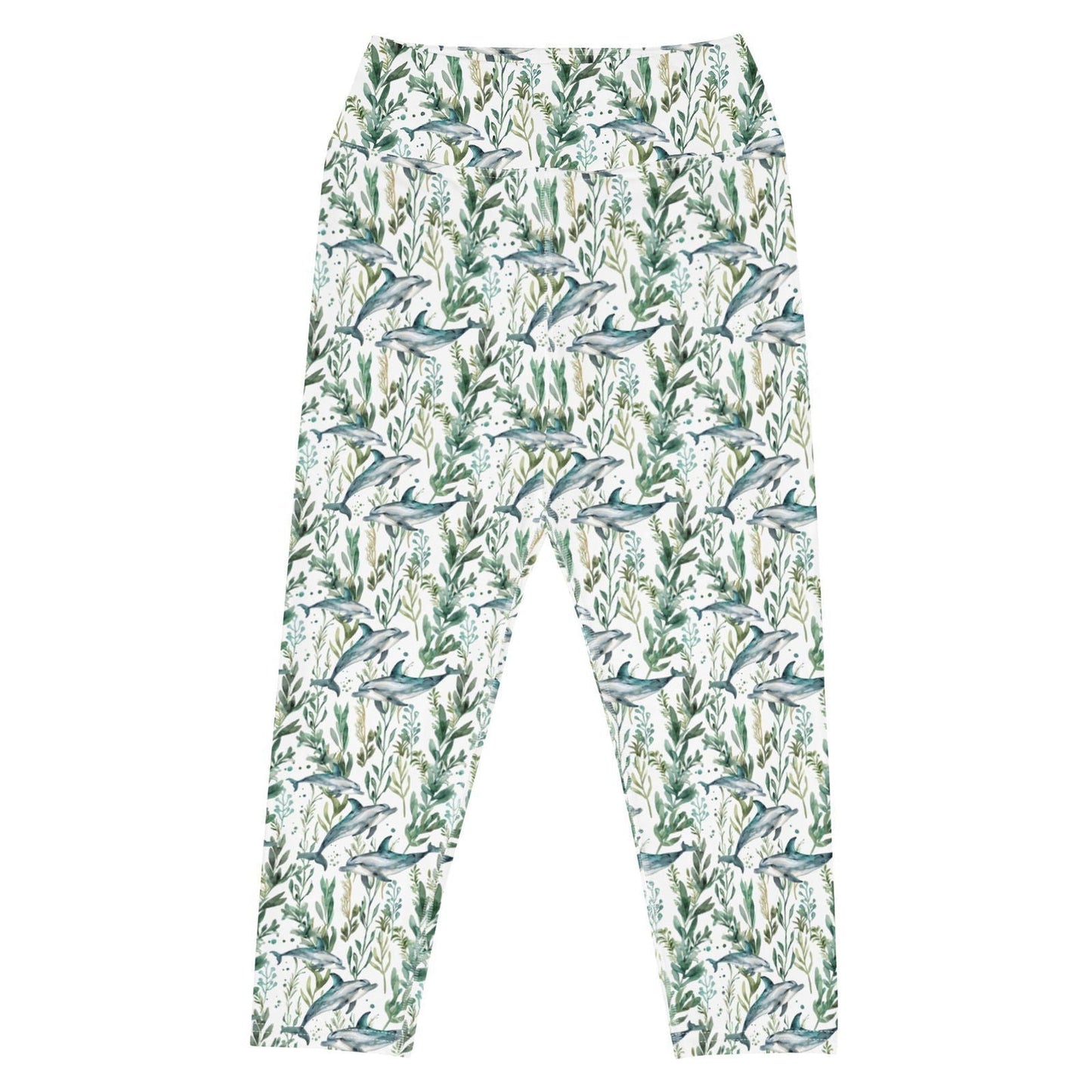 Seascape Dolphin Capri Swim Leggings - Salinity Swimwear