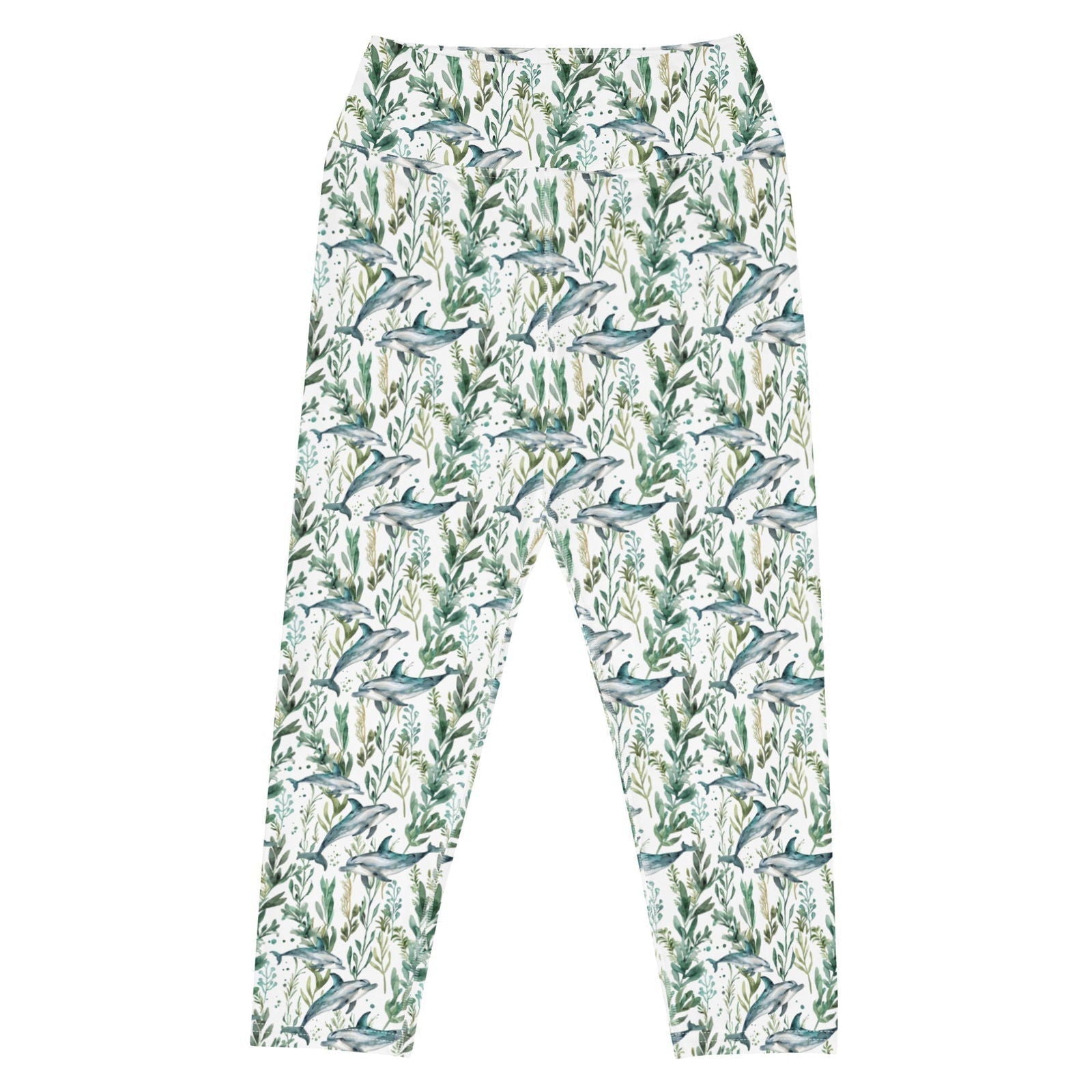 Seascape Dolphin Capri Swim Leggings - Salinity Swimwear