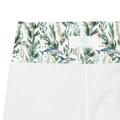 Seascape Dolphin Capri Swim Leggings - Salinity Swimwear
