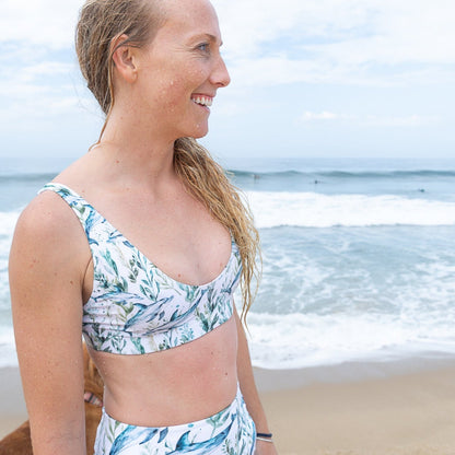 Salinity Swimwear Seascape Dolphin Eco Bikini Top Bikini Top
