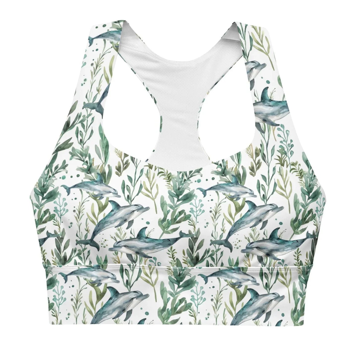 Seascape Dolphin Eco Sports Bra Top - Salinity Swimwear