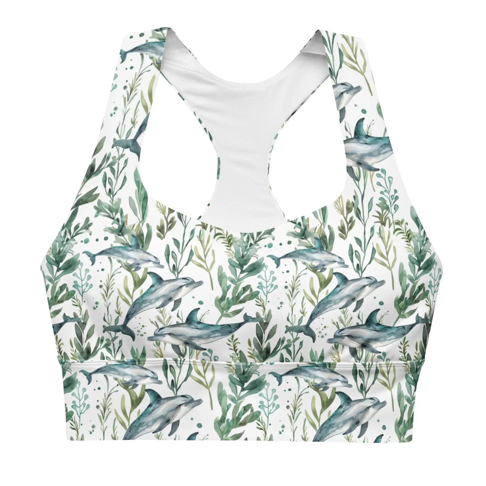 Seascape Dolphin Eco Sports Bra Top - Salinity Swimwear