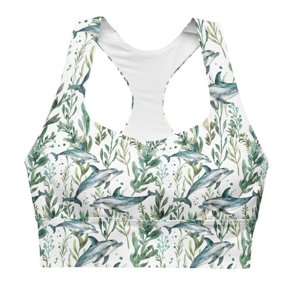 Seascape Dolphin Eco Sports Bra Top - Salinity Swimwear