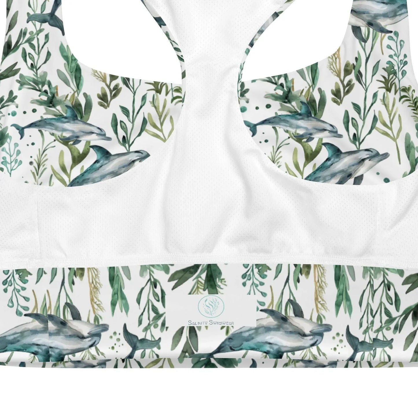 Seascape Dolphin Eco Sports Bra Top - Salinity Swimwear