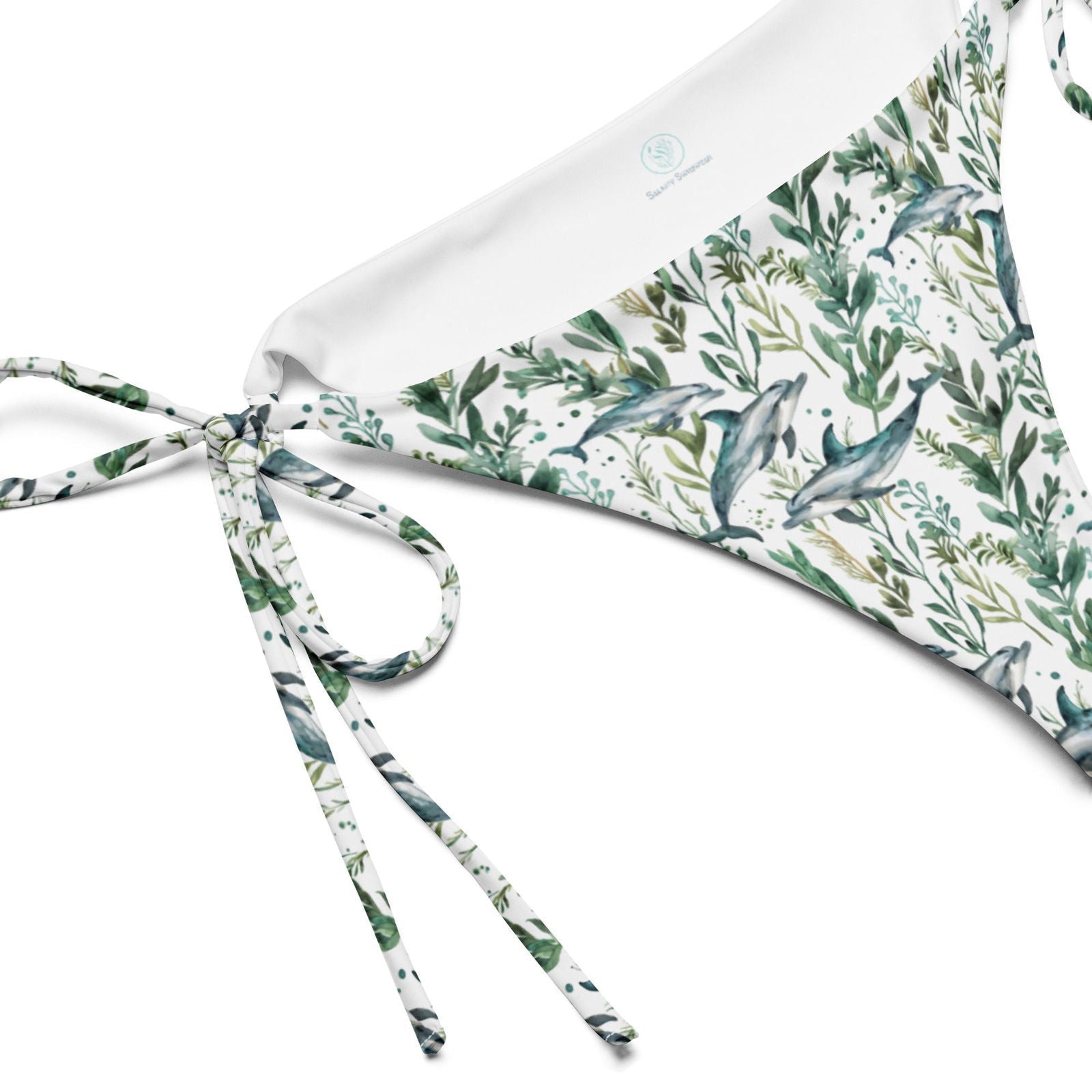 Salinity Swimwear Seascape Dolphin Eco String Bikini Bottom Bikini Bottom