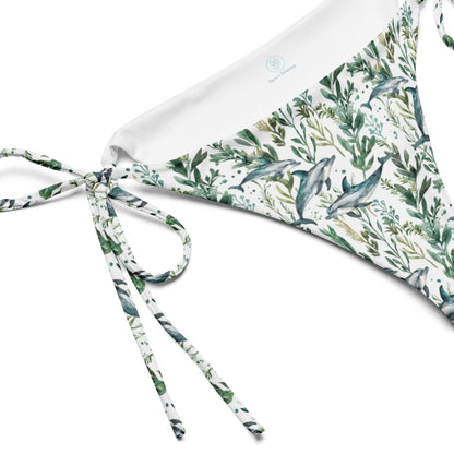 Salinity Swimwear Seascape Dolphin Eco String Bikini Bottom Bikini Bottom