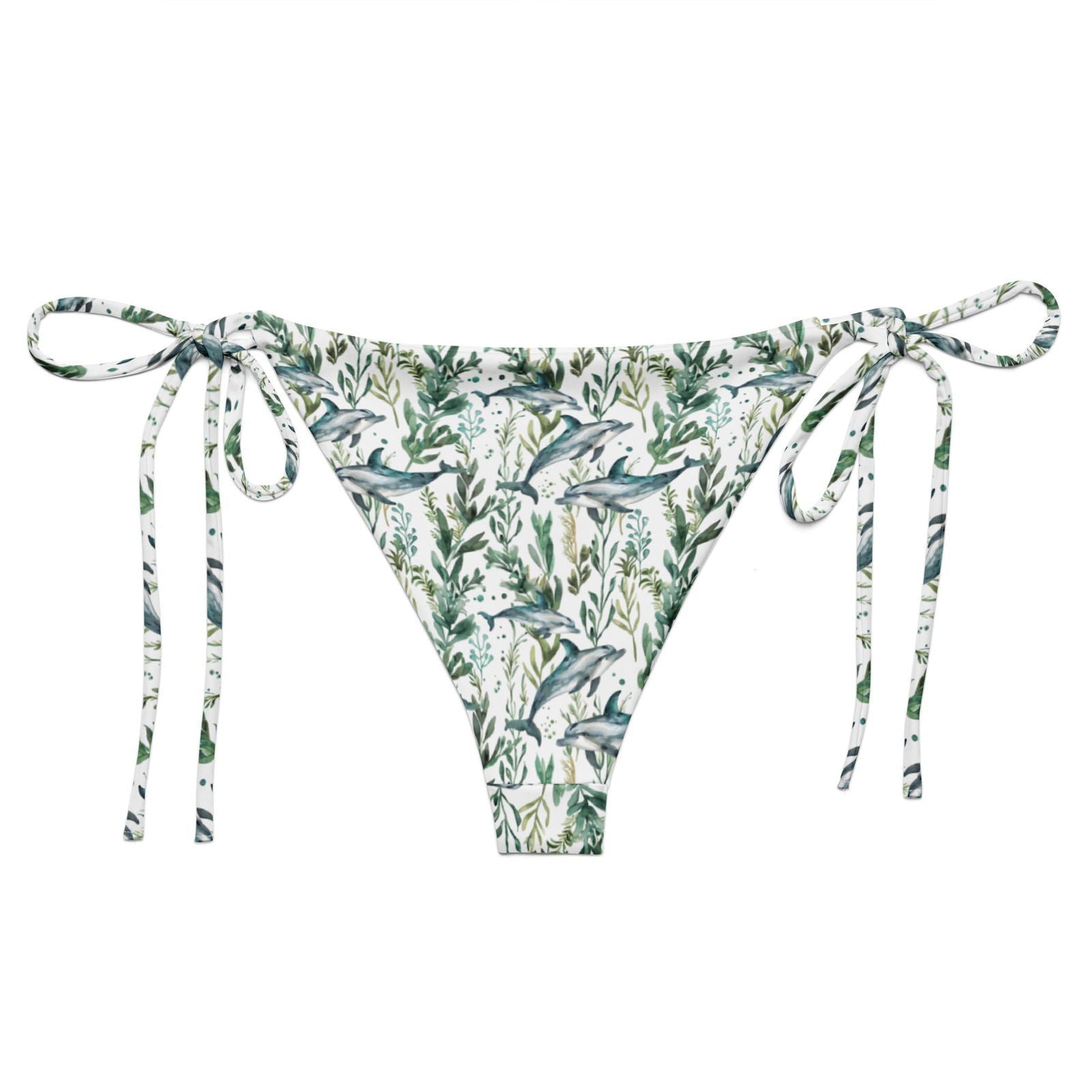 Salinity Swimwear Seascape Dolphin Eco String Bikini Bottom Bikini Bottom