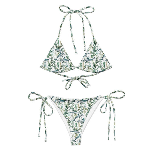 Salinity Swimwear Seascape Dolphin Eco String Bikini Set Bikini Set